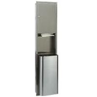 Bradley Bx Semi-Recessed 12 Gallon Stainless Steel Towel/Waste Unit